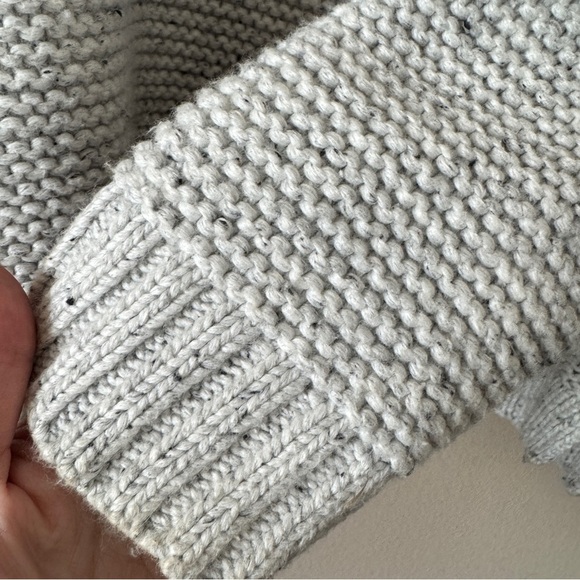 Marine Layer Women's Remi Turtleneck Sweater in Light Heather Grey Neps Size XL - Picture 11 of 13